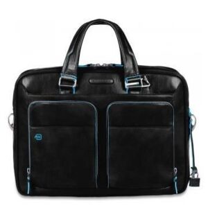 Piquadro PER NOTEBOOK / NETBOOK PIQUADRO CA2849B2/N BORSA SOTTILE PORTA COMPUTER E PORTA             IPAD 10 5 /IPAD 9 7  A DUE MANICI CON TASCHE FRONTALI ORGANIZZATE