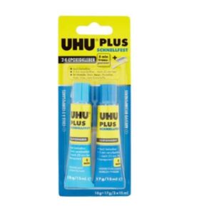 Uhu Colle UHU PLUS 5 MIN BL 30 ML(2X15ML)
