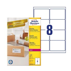 Avery Etichette Indirizzi / Pacchi Etich carta ric 99 1×67 7mm Lr100ff