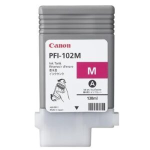 Canon CONSUMABILI PLOTTER SERBATOIO MAGENTA PFI-102M LP17 / IPF500 / IPF600 / IPF605 / IPF610/  IPF700 / IPF710 / IPF720 (130ML) (1PZ)