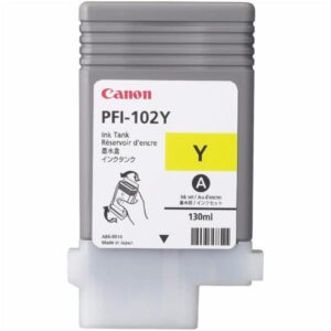 Canon CONSUMABILI PLOTTER SERBATOIO GIALLO PFI-102Y LP17 / IPF500 / IPF600 / IPF605 / IPF610    IPF700/IPF710/IPF720/IPF750/IPF755/IPF650/IPF655 (130ML) (1PZ)