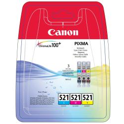 Canon CONSUMABILI STAMPANTI GETTO CONFEZIONE BLISTER CONTENENTE N. 1 SERBATOIO INCHIOSTRO CIANO         CLI-521C   N. 1 SERBATOIO MAGENTA CLI-521M E N. 1 SERBATOIO GIALLO