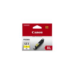 Canon CONSUMABILI STAMPANTI GETTO SERBATOIO INCHIOSTRO GIALLO CLI-551XL Y                               SERBATOIO INCHIOSTRO GIALLO ALTA CAPACITÀ.CONTENUTO  15 ML