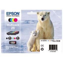 Epson CONSUMABILI STAMPANTI GETTO MULTIPACK 26   NCMG 4PZ CON ANTITACCHEGGIO                            EXPRESSION PREMIUM XP-600 XP-650 XP 700 XP800