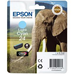 Epson CONSUMABILI STAMPANTI GETTO SINGLEPACK LIGHT CYAN 24 CLARIA PHOTO HD INK
