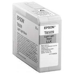 Epson CONSUMABILI STAMPANTI GETTO MATERIALE DI CONSUMO  CARTUCCE DI INCHIOSTRO  ULTRACHROME  HD  T8509  CONFEZIONE SINGOLA  1 X 80 0 ML NERO LIGHT LIGHT