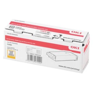 Oki Consumabili Multifunzione Laser Yellow toner cartridge 6K x c650
