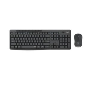 Logitech Kit Tastiera e Mouse MK295 Silent Wireless Combo – GRAPHITE – UK – INTNL-973