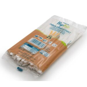 Ilip Posate CF25 COLTELLI BIANCHI CPLA BIO