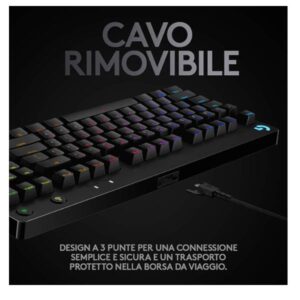 Logitech Tastiere Logitech G PRO Mechanical Gaming Keyboard – BLACK – ITA – CENTRAL-419