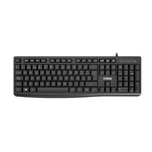 Nilox Kit Tastiera e Mouse KIT KEYBOARD + MOUSE USB BLACK