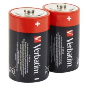 Verbatim PILE ALCALINE BLISTER DA 2 PILE TORCIA D LONG LIFE