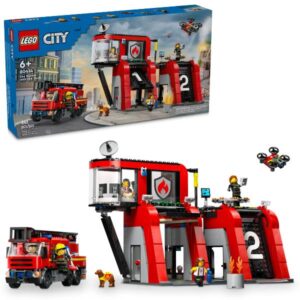 Lego Costruzioni CASERMA DEI POMPIERI E AUTOPOMPA