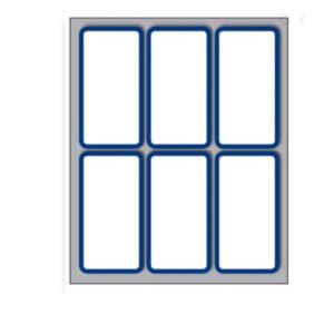 Markin Etichette Indirizzi / Pacchi CONF.10BUSTE ETIC MARK 56 70X37 BOR