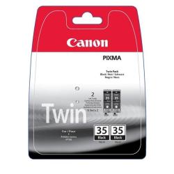Canon CONSUMABILI STAMPANTI GETTO CONFEZIONE BLISTER CONTENENTE N.2 SERBATOI INCHIOSTRO NERO PIGMENTATO PGI-35 DA 9.3ML X 2