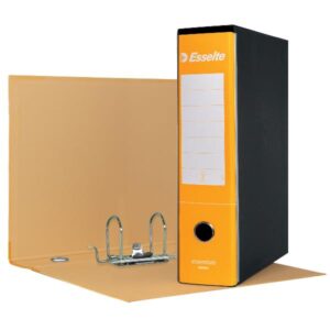 Esselte Registratori REGISTRATORE ESSENTIALS – F.TO PROTOCOLLO DORSO 8 CM GIALLO