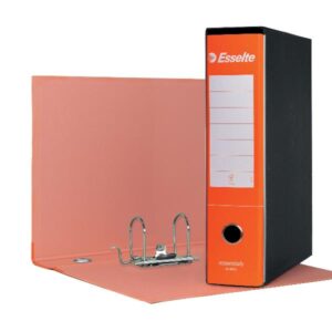 Esselte Registratori REGISTRATORE ESSENTIALS – F.TO PROTOCOLLO DORSO 8 CM ARANCIONE