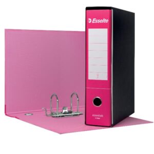 Esselte Registratori REGISTRATORE ESSENTIALS – F.TO PROTOCOLLO DORSO 8 CM FUCSIA