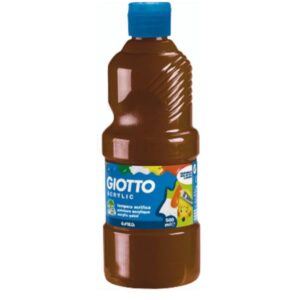 Giotto Tubi tempera FLACONE 500ML TEMERA ACRILIC MARRON