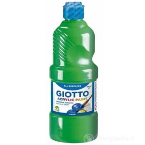 Giotto Tubi tempera FLACONE 500ML TEMERA ACRILIC VERDE