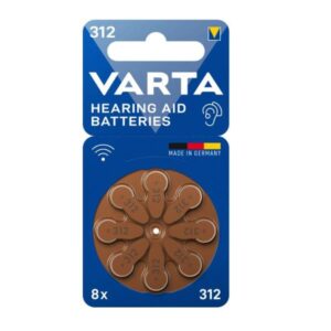 Varta Pile Zinco Aria 312 HEARING AID BATTERY CF8