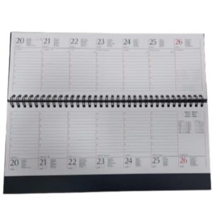 Scatolificio AGENDE e DIARI PLANNING BLU  DA TAVOLO CON SPIRALE