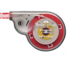 Faber Castell Correttori CORRETTORE A NASTRO 4 2MM x 8MT CONFEZIONE 6PZ