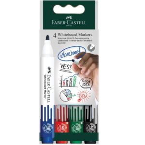 Faber Castell Pastelli Marker per lavagna bianca W20  blu  astuccio da 10