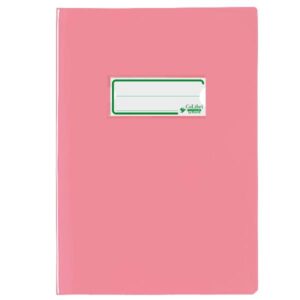 Favorit Copriquaderni CF24 COPRIQUADERNO A5 LACCATO LUCIDO  I M GREEN BIO-BASED  180MY ROSA