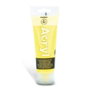 Primo Tubi tempera Tempera tubo acrilico col.giallo fluo75ml