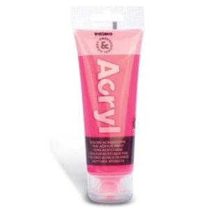 Primo Tubi tempera Tempera tubo acrilico col.rosa fluo75ml