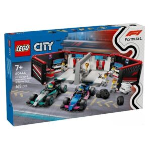 Lego Costruzioni Garage con monoposto Mercedes-AMG e Alpine F1