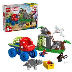 Lego Costruzioni Team Spidey: salvataggio su dino-ruspa