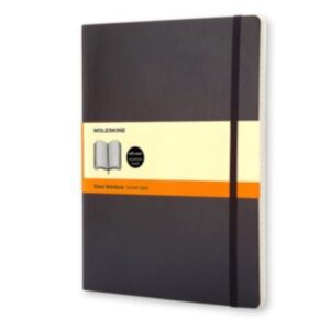 Moleskine Blocchi note con elastico TACCUINO MOLESKINE FORMATO XL A QUADRETTI CON COPERTINA CARTONATA