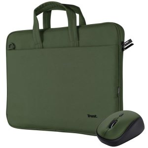 Trust PER NOTEBOOK / NETBOOK BOLOGNA BAG AND MOUSE SET GREEN