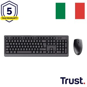 Trust Kit Tastiera e Mouse PRIMO WIRELESS DESKSET IT