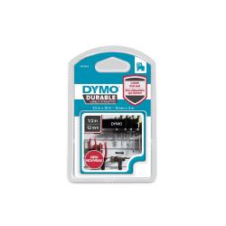 Dymo NASTRI PER ETICHETTATORI DYMO D1 Durable – 12 mm x 3 m       Bianco/Nero PERMANENTE