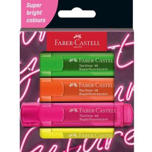 Faber Castell Evidenziatori CF4 EVIDENZIATORI TEXTLINER 46 NEON