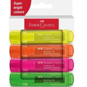 Faber Castell Evidenziatori CF4 EVIDENZIATORI TEXTLINER 46 SUPERFLUORESCENT