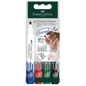 Faber Castell Marcatori CF4 MARKER PER LAVAGNA BIANCA W20 ASSORTITI