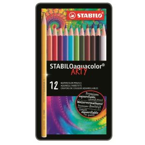 Stabilo Pastelli SCATOLA IN METALLO CON 12 COLORI ASS.