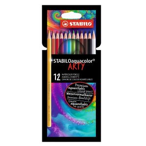 Stabilo Pastelli CF12 STABILOaquacolor scat.cart. ARTY