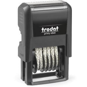 Trodat Timbri 4846P4 NER-ECO TAM:NER ECO NERO – 6 COLONNE 4 MM