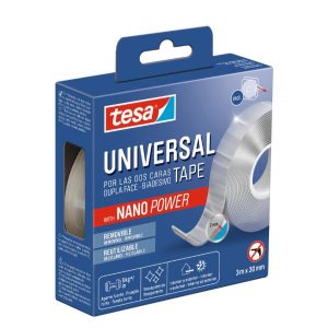 Tesa STRISCE ADESIVE Universal tape nano power 3mx30mm