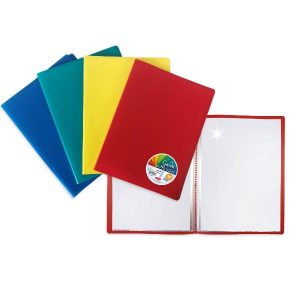 Plastibor Portalistini CF16 PORTALISTINI GARDA 20 BUSTE POLIPROPILENE COLORATO  COLORI       ASSORTITI BLU ROSSO VERDE GIALLO