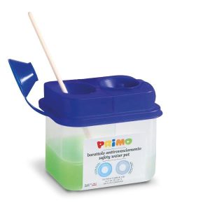 Primo Kit Creativi BARATTOLO ANTIROVESCIAMENTO ACQUA PENNELLI