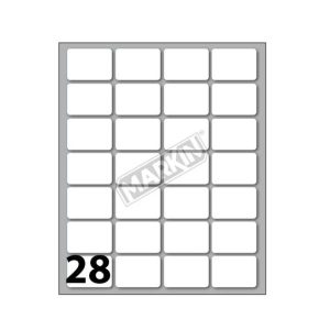 Markin Etichette Indirizzi / Pacchi CONF.10 BUSTE ETIC. MARKIN 21 27X19