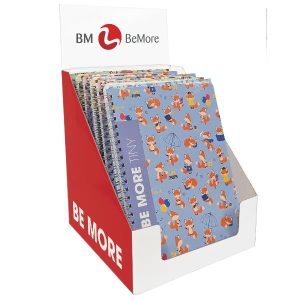 Be More Quaderni a spirale ESPOSITORE 20PZ QUADERNI SPIRALATI TINY A5 80GR RIGATURA 5MM FG 60