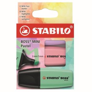 Stabilo Evidenziatori ASTUCCIO 3 PZ – BOSS MINI PASTEL