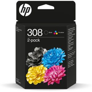 HP Inc CONSUMABILI STAMPANTI GETTO HP 308 BLACK/TRI-COLOR INK CARTRIDGE COMBO 2-PACK